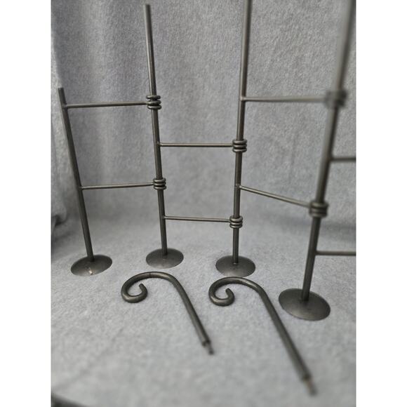 Metal Store Or Dresser Jewelry Free Standing Display Organizer 5 Loops - Picture 7 of 11